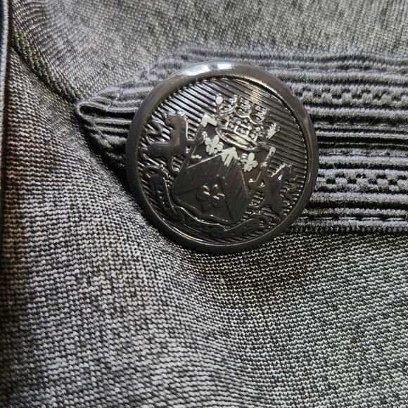 Torrid fitted military jacket gray heather size L - Picture 5 of 11